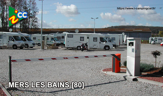 Aire pour camping-cars Mers-Les-Bains / Somme / Hauts-de-France